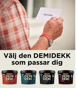 Fasadfärg från DEMIDEKK