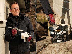 Halvor Bakke maler i Eventyrlig Oppussing