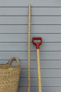 Fasad i JOTUN 4710 Duggblå