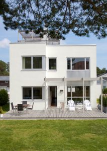 Murhus malt med Jotun Drytech murmaling