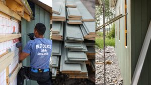 Montering av ytterkledning, Stockholmsgrønn